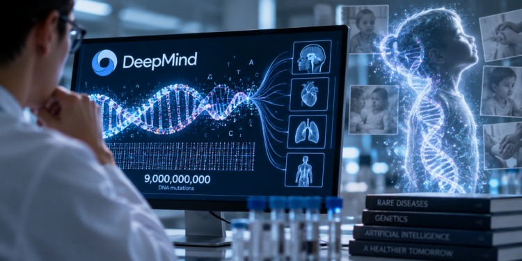 DeepMind 用 AI 預測 90 億種 DNA 突變，助罕見疾病找病因（免費開放學術界）