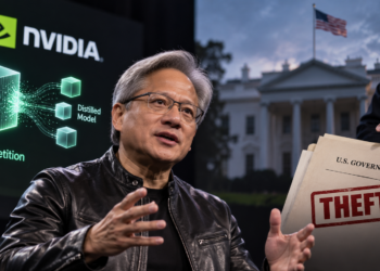 黃仁勳喊：AI 蒸餾模型「是競爭」，和華府盜竊論唱反調