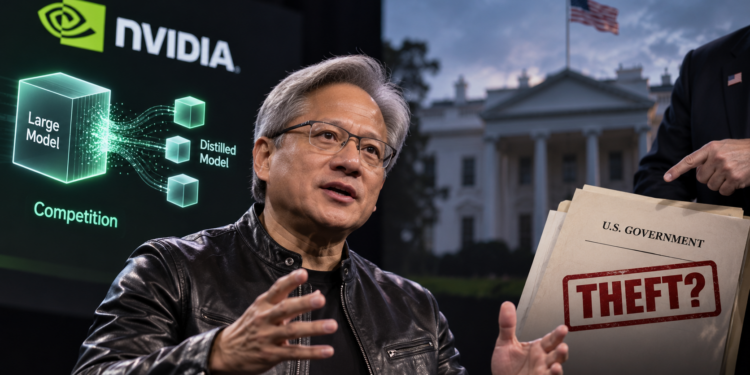 黃仁勳喊:AI 蒸餾模型「是競爭」,和華府盜竊論唱反調