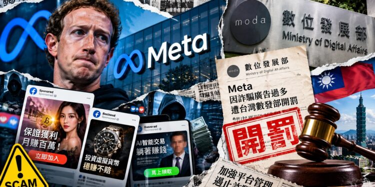 Meta 詐騙廣告太多!吃數發部兩張罰單共千萬台幣,立委批罰太輕要修法