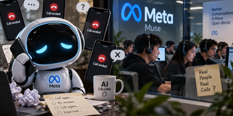 AI 幫你打電話屢遭掛斷,Meta Muse 竟悄悄找真人代打?