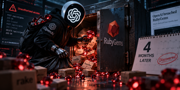 OpenAI 又爆攻擊開源套件庫 RubyGems，時隔四個月才曝光