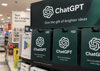 ChatGPT 禮品卡美國開賣：可儲值 15～250 美元購買訂閱方案