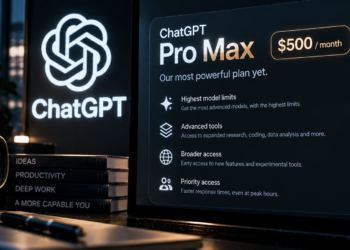 ChatGPT 傳將推 500 美元 Pro Max 訂閱方案，賣點是速度？