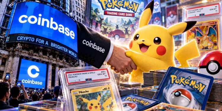 Coinbase 預告開賣「數位版」寶可夢卡包，每張都對應實體卡