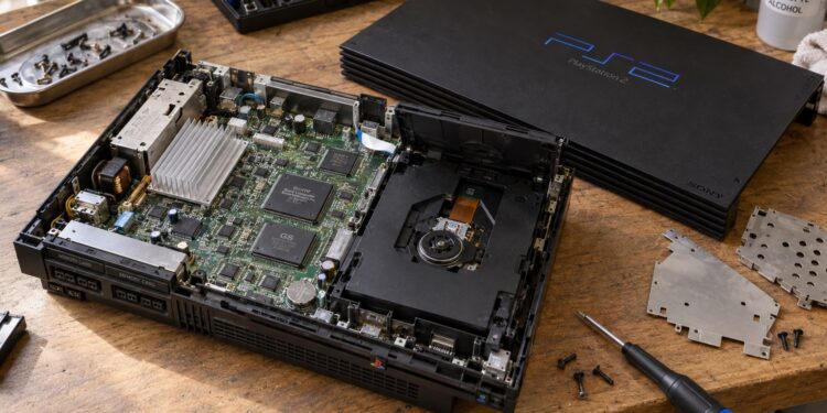 PS2 主機安全晶片終於被破解了!拆晶片 4 年才讀出韌體