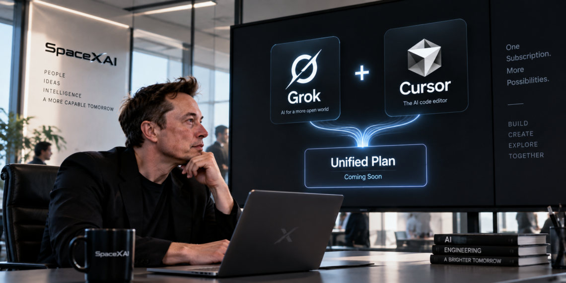 SpaceXAI 要改訂閱亂象:Grok、Cursor 幾週內將統一方案
