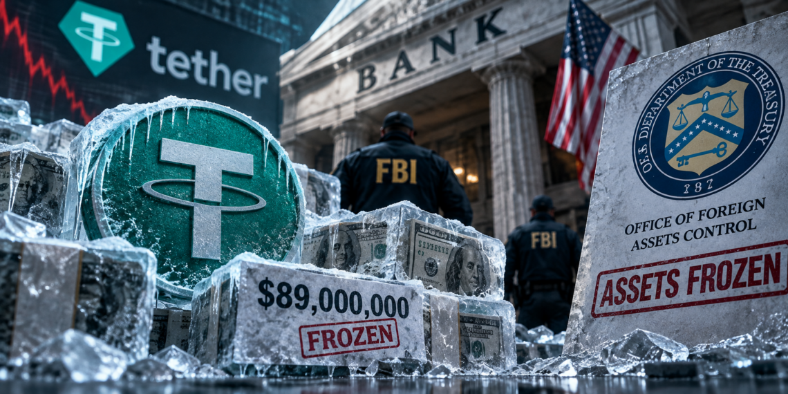 Tether 合作銀行被美國凍結 8,900 萬鎂！USDT 保持錨定，但暴露穩定幣隱形風險