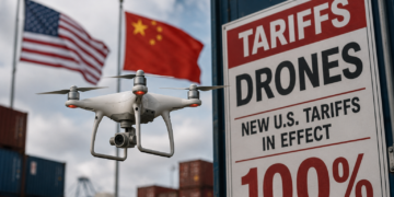 美國新一輪無人機關稅生效：中國首當其衝最高扛 100%、台日韓收 15% 可有但書