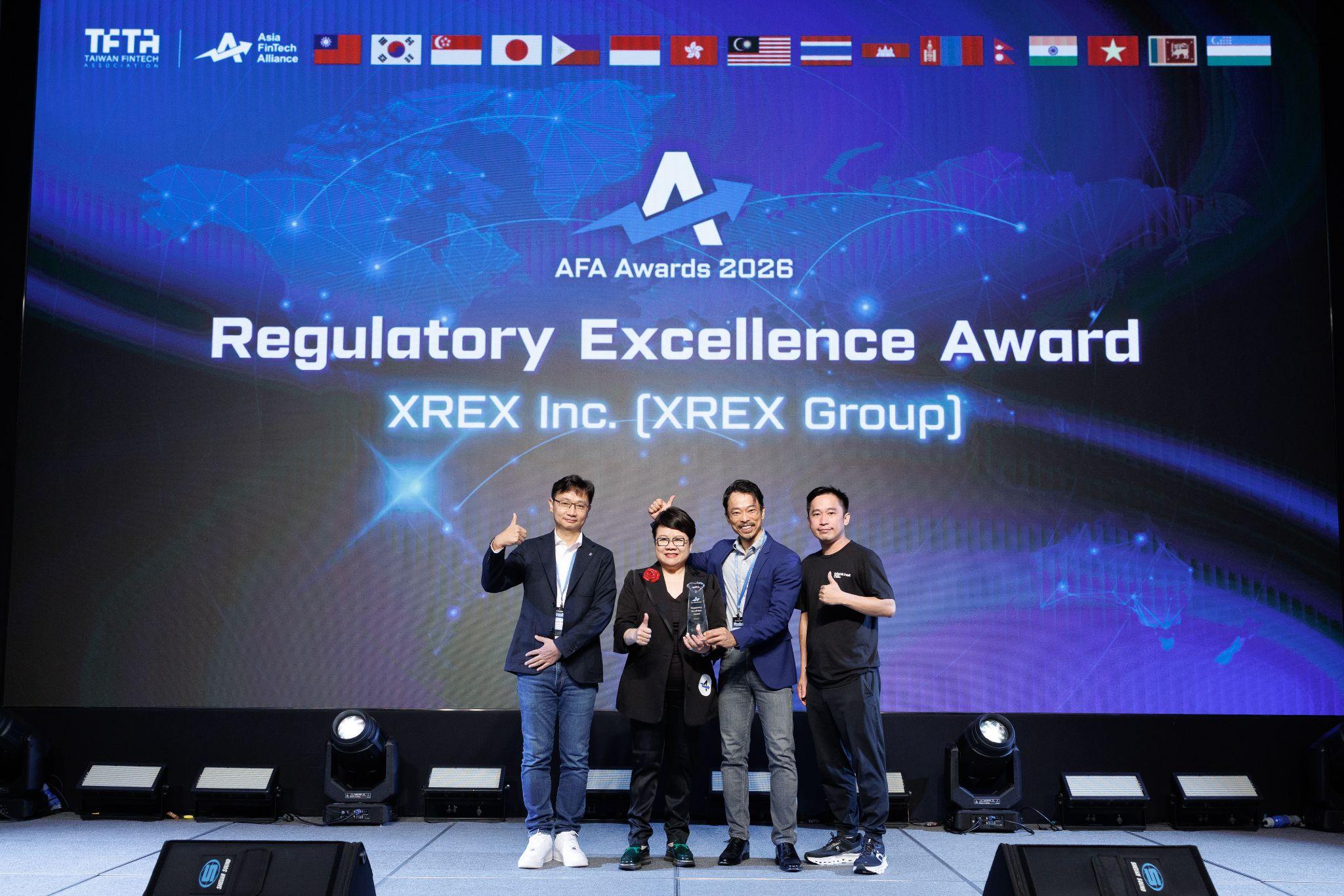 XREX 集團獲頒第一屆 AFA Awards 監理合規卓越獎
