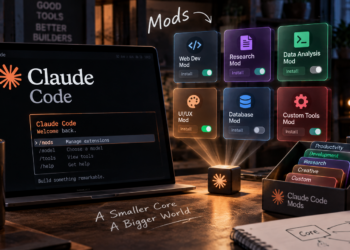Claude Code 推出 mods：內建功能、介面、行為全能換，核心越縮越小