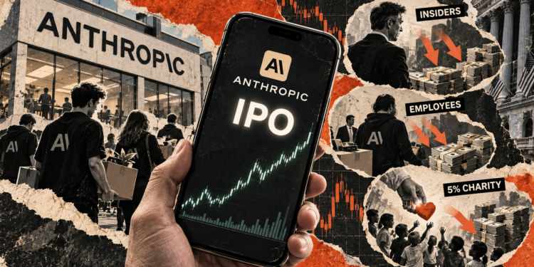 anthropic-ipo-lockup-staged-release-employees-founders-public-benefit-fund | 動區動趨-最具影響力的區塊鏈新聞媒體 Anthropic 上市後誰會先賣股?禁售期、員工股與 5% 公益股的賣壓分析
