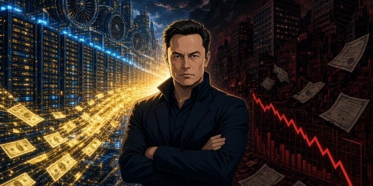 馬斯克警告：債市不再借錢給 AI 基建！逾 200 家 neocloud 將大整併