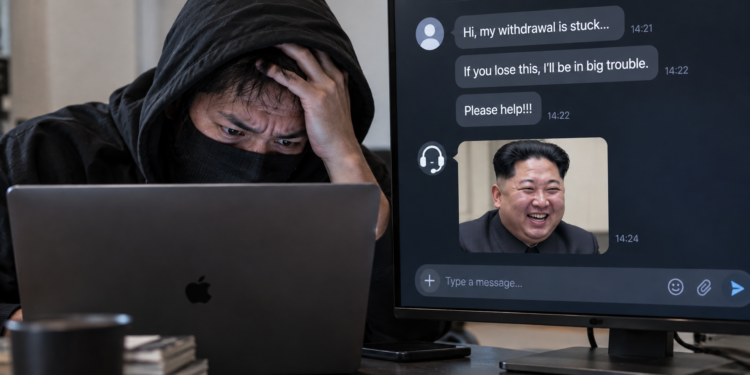 Bitget 駭客洗錢卡單求救「弄丟我就完了」,客服貼金正恩照片狂酸:你選錯工作了