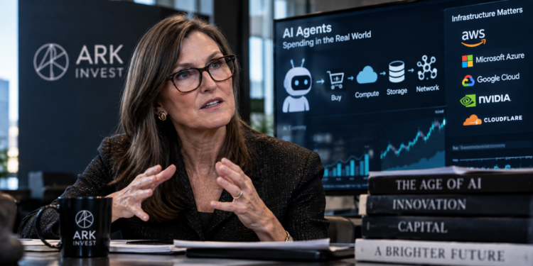 cathie-wood-follow-the-agents-ai-spending-stablecoin-payment | 動區動趨-最具影響力的區塊鏈新聞媒體 方舟女股神:當 Agent 開始花錢,投資人須關注 AI 使用什麼基礎設施