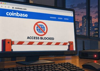 Coinbase 官網在台被封!動區實測確認,新北地院依選罷法裁定