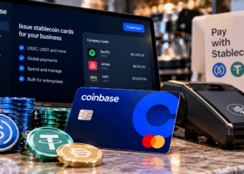 助企業自由發行穩定幣支付卡，Coinbase 管錢、Marqeta 管卡