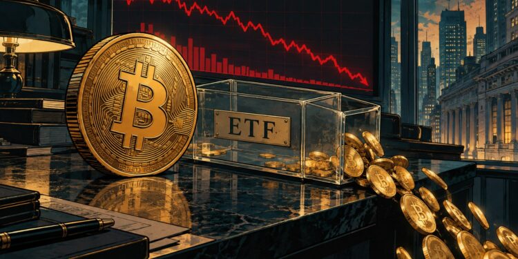 比特幣 ETF 單日流出 4.87 億鎂！90 天最猛拋壓，8 萬鎂支撐岌岌可危