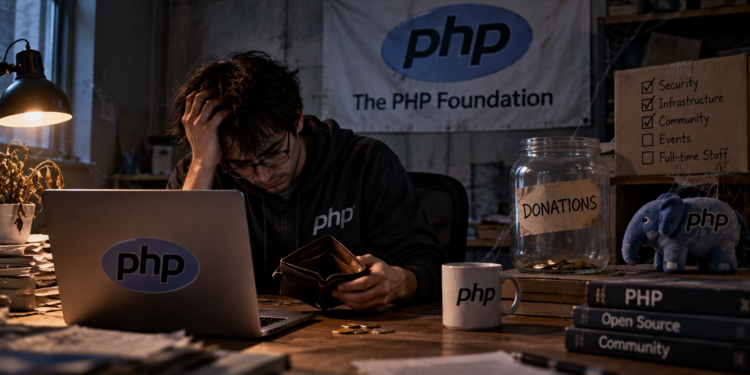 窮到全職僅一人！PHP 基金會支撐全球近 7 成網站，帳上現金卻撐不到半年
