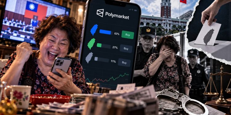 polymarket | 動區動趨-最具影響力的區塊鏈新聞媒體 沈伯洋蔣萬安太紅!53歲阿姨賭 Polymarket 六合一選舉,台灣已有三案