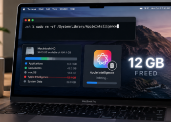 教學》macOS 27 刪除 Apple Intelligence：一行指令清出 12GB