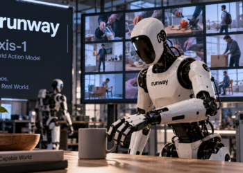 Runway 發表開源世界動作模型 Praxis-1，押注影片教得會機器人