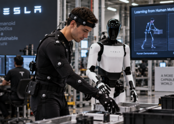 Tesla 要員工穿動作捕捉設備教 Optimus 做自己的工作