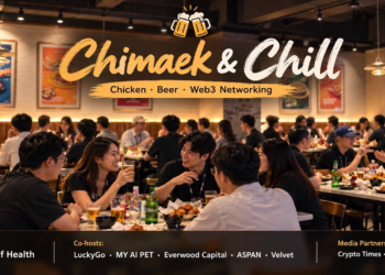 MY AI PET Co-Host KBW 2026 Side Event「Chimaek & Chill」 以炸雞、啤 酒串起 Web3 社群之夜