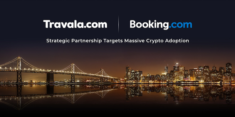 Booking.com 合作區塊鏈旅遊預訂平台 Travala，全球 2,800 萬個住宿地點可以使用加密貨幣支付